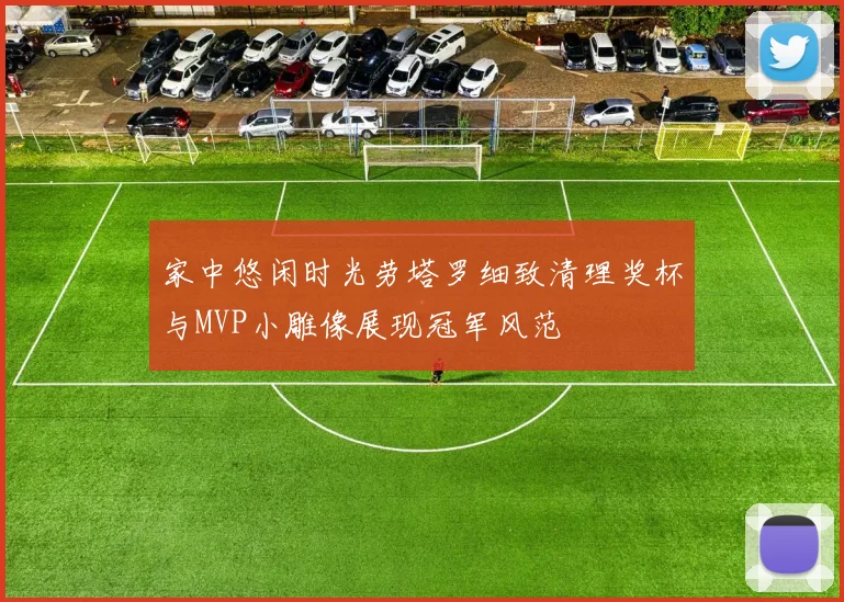 家中悠闲时光劳塔罗细致清理奖杯与MVP小雕像展现冠军风范
